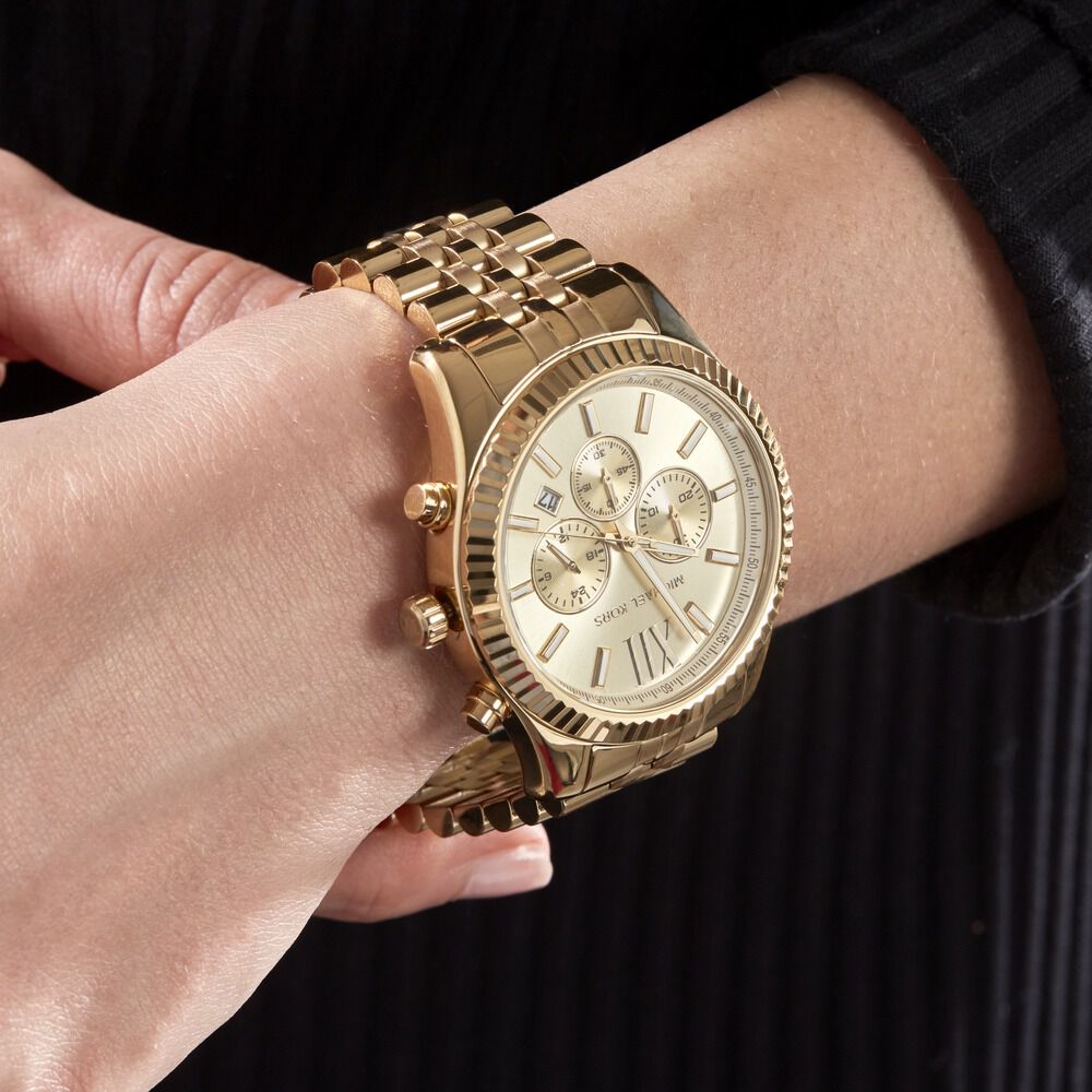 Montre Michael Kors Lexington Doré - Montres étanches Homme | Marc Orian