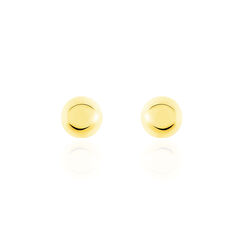Boucles D'oreilles Puces Fidelia Boule Or Jaune - Clous d'oreilles Femme | Marc Orian