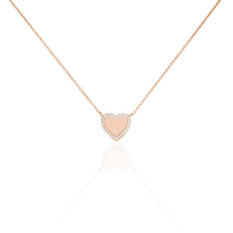 Collier Tylvina Argent Rose Oxyde De Zirconium - Colliers avec pierres Femme | Marc Orian