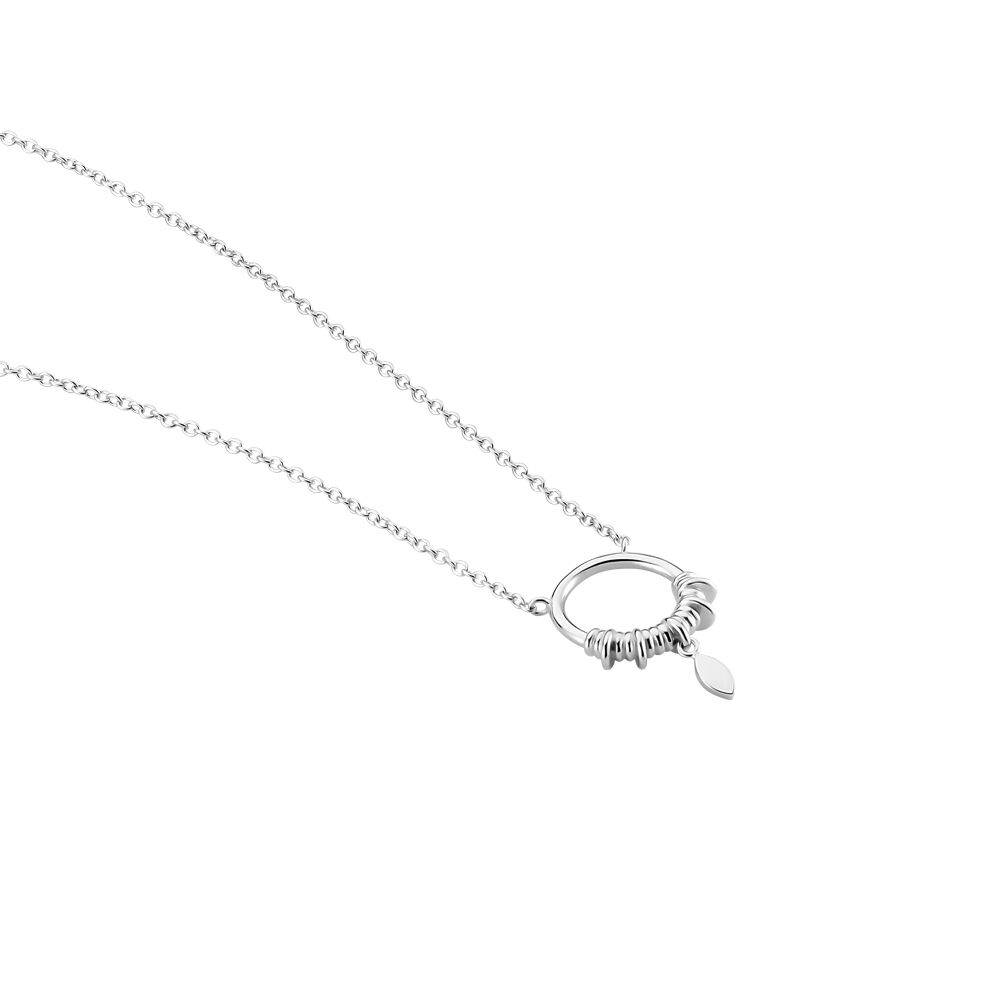 Collier Dhyana Argent Blanc - Colliers fantaisie Femme | Marc Orian