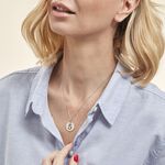 Pendentif Efiso Argent Blanc - Bijoux fantaisie Famille | Marc Orian