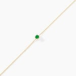 Bracelet Or Jaune Onora Emeraude - Bracelets cha&icirc;nes Femme | Marc Orian