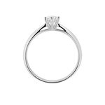 Bague Solitaire Veronika Or Blanc Diamant - Parures de mariage Femme | Marc Orian