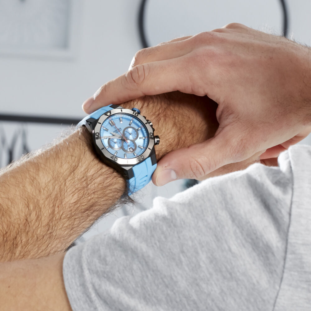 Festina F20543-2 Montre-bracelet Chrono Bike en acier pour hommes | HS  Johnson