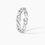 Bague Salma Argent Blanc - Bijoux fantaisie Femme | Marc Orian