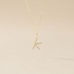 Pendentif Lettre K Or Jaune Oxyde - Pendentifs Famille | Marc Orian