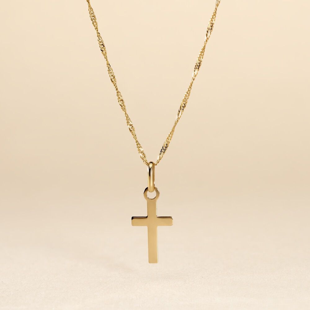 Pendentif Alyssa Croix Or Jaune - Pendentifs Unisex | Marc Orian