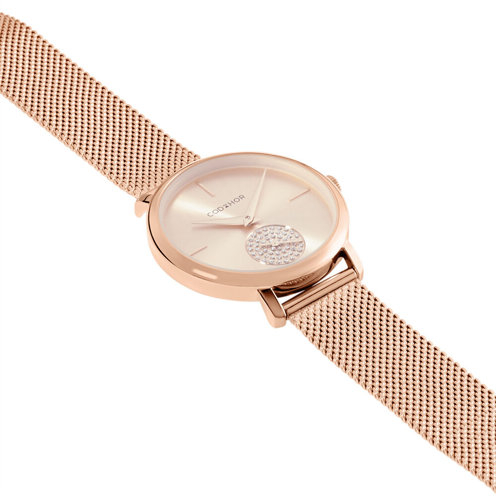 Montre Codhor Amele Dore Rose - Montres &eacute;tanches Femme | Marc Orian