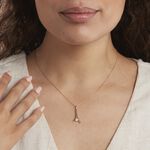 Collier Formev Or Bicolore Oxyde De Zirconium - Colliers avec pierres Femme | Marc Orian