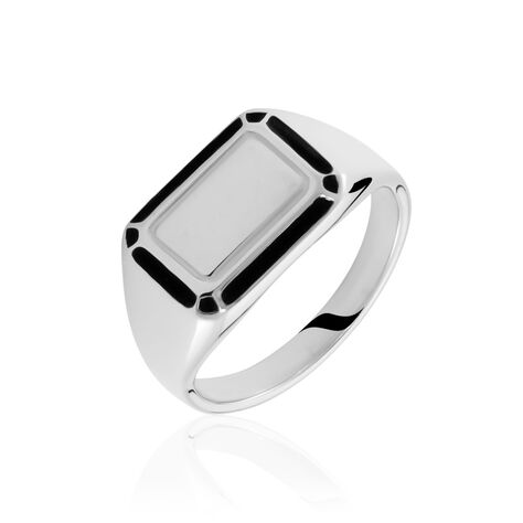 Chevalière Manny Argent Blanc - Chevalières Homme | Marc Orian