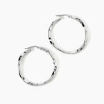 Cr&eacute;oles Argent Blanc Ires - Cr&eacute;oles Femme | Marc Orian