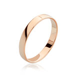 Alliance Isidorius Ruban Bombe Or Rose - Alliances personnalis&eacute;es Famille | Marc Orian