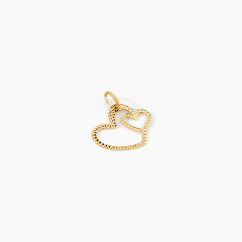 Pendentif Glady Coeurs Diamantes Or Jaune - Pendentifs Femme | Marc Orian