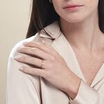 Bague Solitaire Plaqu&eacute; Or Jaune Eulia Oxyde De Zirconium - Bijoux fantaisie Femme | Marc Orian