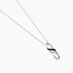 Collier Aline Or Blanc Diamant - Colliers avec pierres Femme | Marc Orian