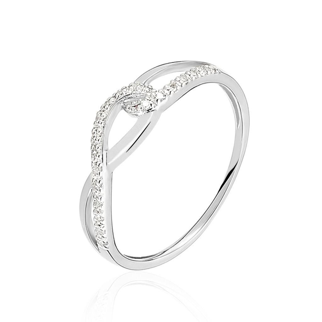 Bague Osanna Or Blanc Diamant - Bagues pierres précieuses Femme | Marc Orian