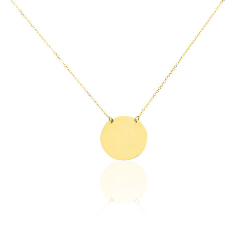 Collier Helenia Pastille Gravable Or Jaune - Colliers Enfant | Marc Orian
