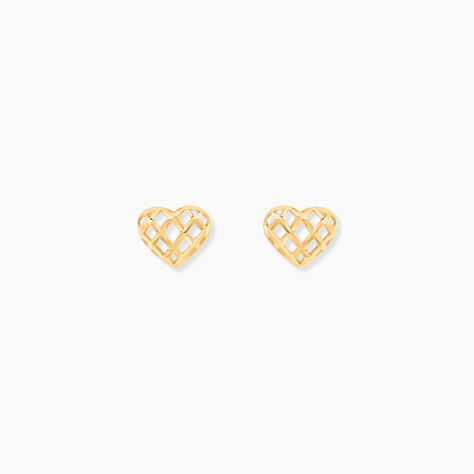 Boucles D'oreilles Puces Or Jaune Cicolluis - Puces Femme | Marc Orian