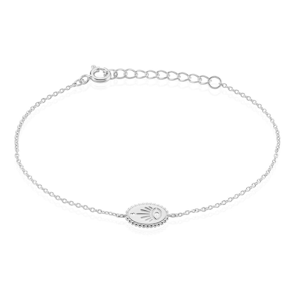 Bracelet Dhyana Argent Blanc Oxyde De Zirconium - Bracelets chaînes Femme | Marc Orian