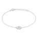 Bracelet Dhyana Argent Blanc Oxyde De Zirconium - Bracelets chaînes Femme | Marc Orian