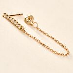 Boucle D'oreille Unitaire Barbra Or Jaune Oxyde De Zirconium - Piercings d'oreilles Femme | Marc Orian