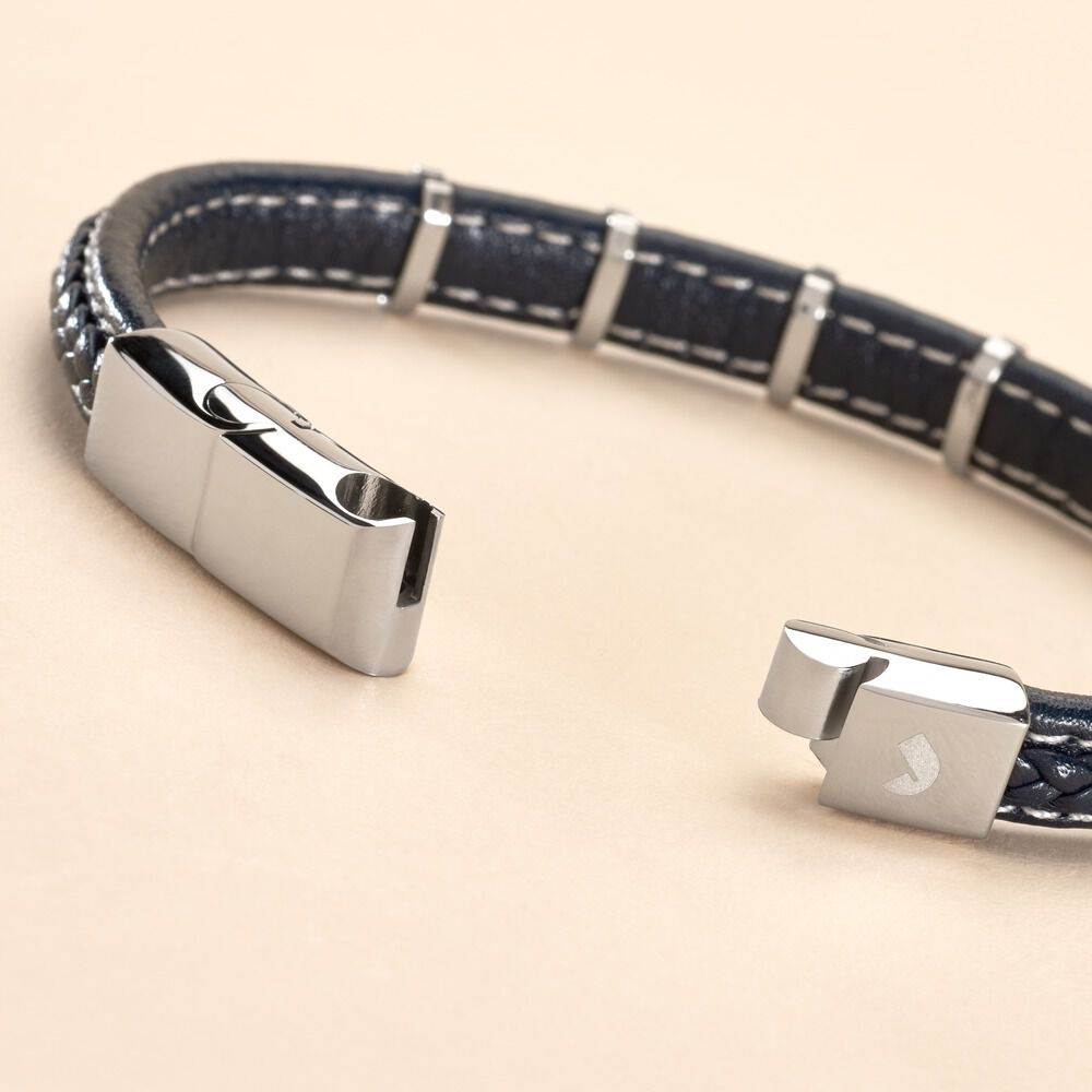 Bracelet Jourdan Cuir Noir - Bracelets cuir Homme | Marc Orian