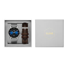 Coffret Montre Cluse Aravis Bleu Fumé - Montres Homme | Marc Orian