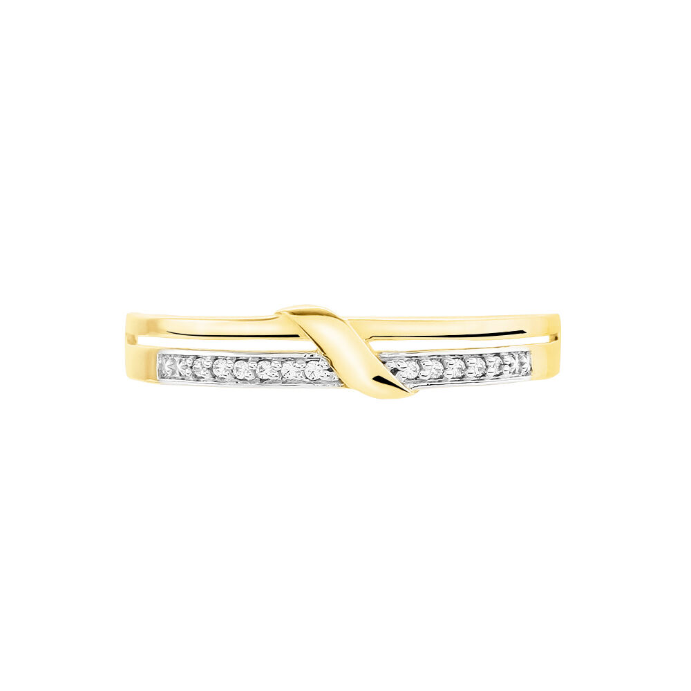 Bague Daynis Or Jaune Diamant - Bagues pierres précieuses Femme | Marc Orian