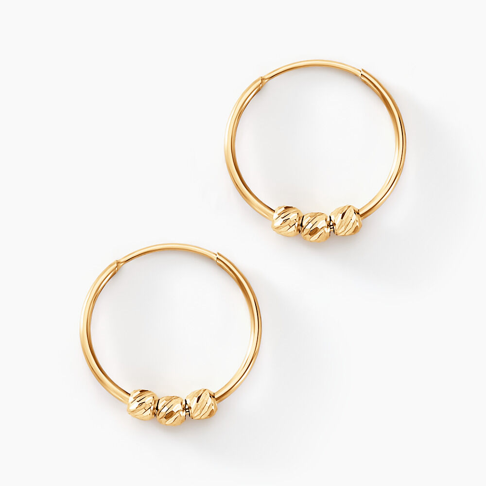 Cr&eacute;oles Aurelya Or Jaune - Cr&eacute;oles Femme | Marc Orian