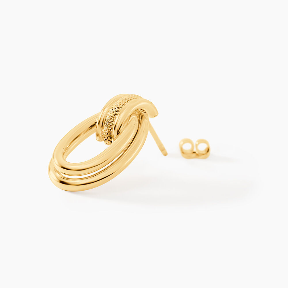 Boucles D'Oreilles Puces Izabela Or Jaune - Puces Femme | Marc Orian