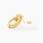 Boucles D'Oreilles Puces Izabela Or Jaune - Puces Femme | Marc Orian