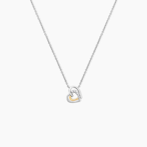 Collier Or Jaune Argent Blanc Oxyde De Zirconium - Colliers avec pierres Femme | Marc Orian