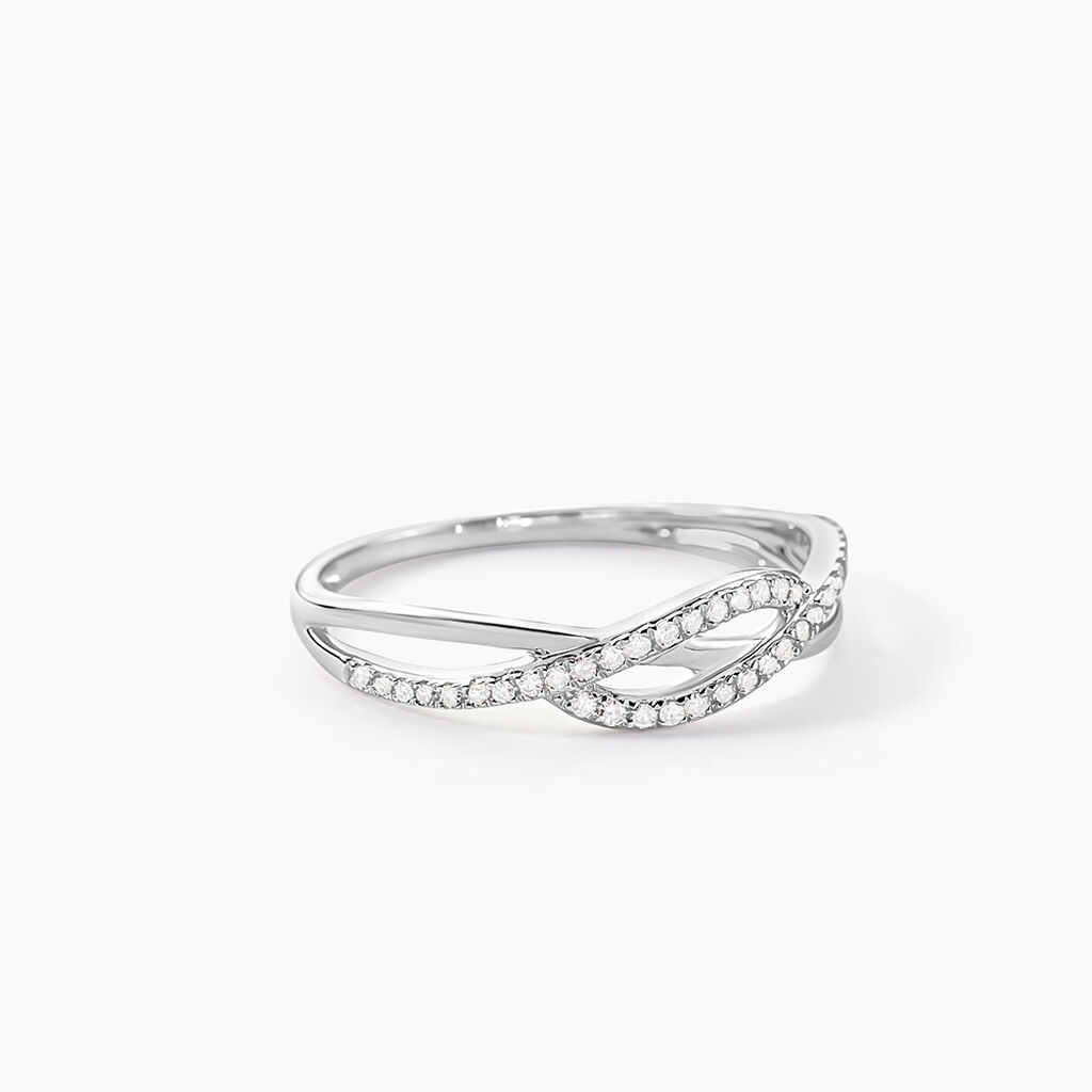 Bague Ursulla Or Blanc Diamant - Parures de mariage Femme | Marc Orian