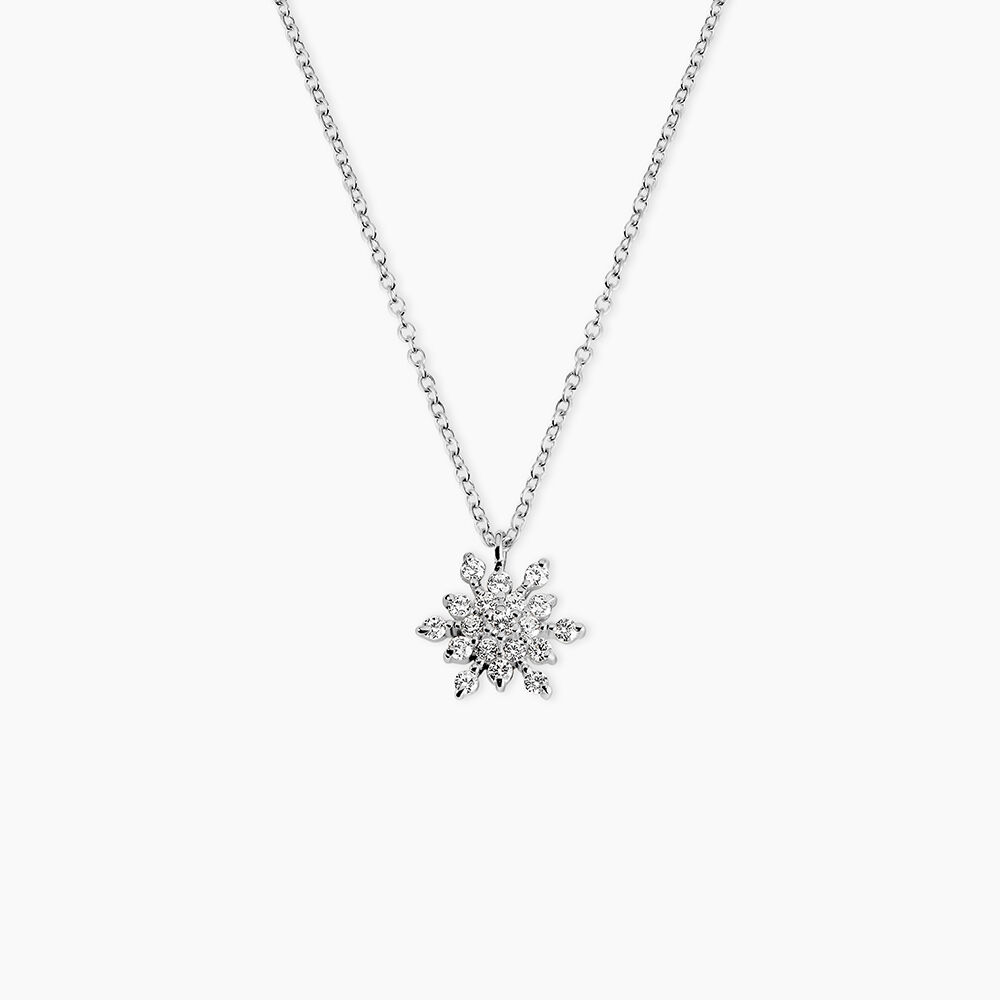 Collier Effie Argent Blanc Oxyde De Zirconium - Colliers avec pierres Femme | Marc Orian