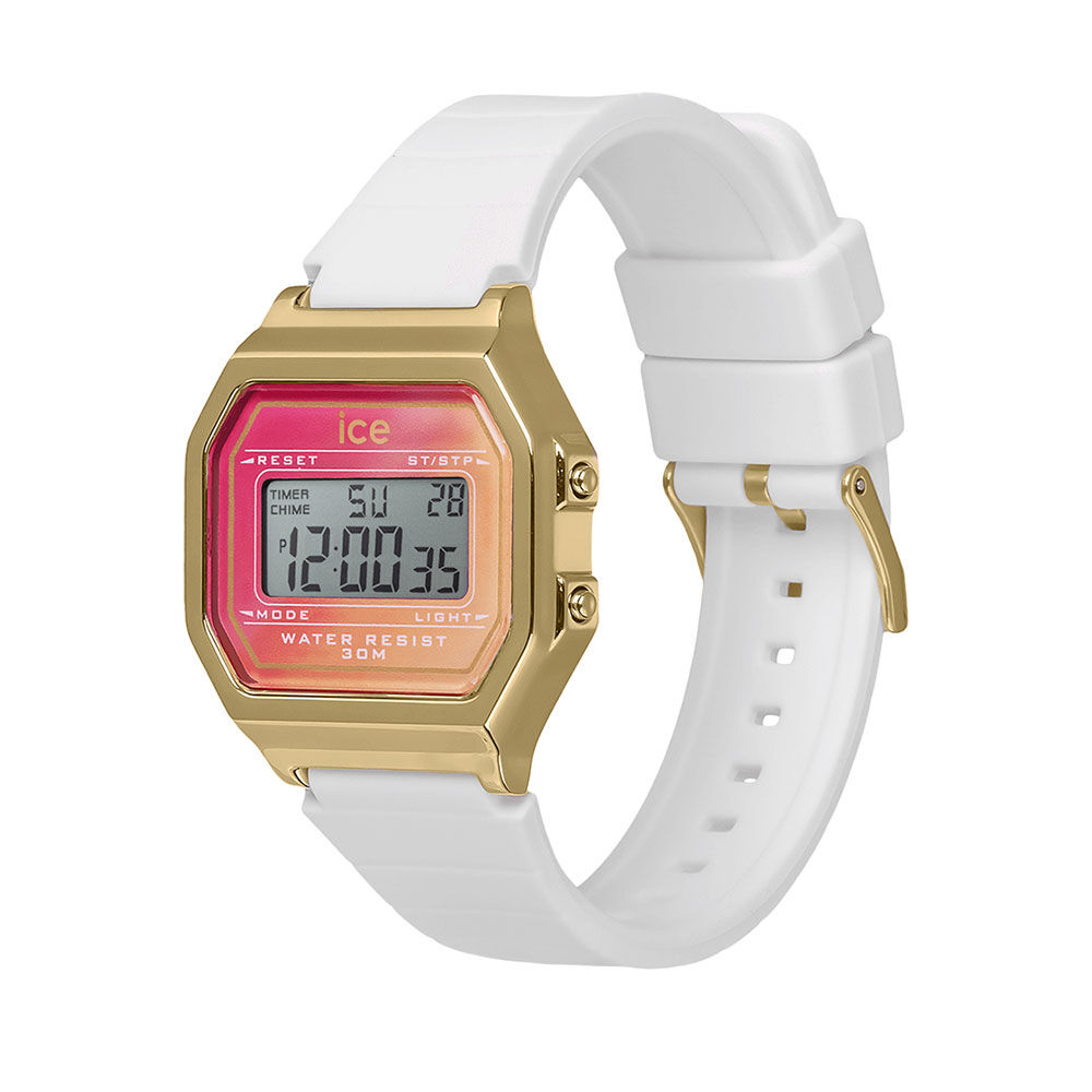 Montre Ice Watch Digit Retro Corail - Montres étanches Femme | Marc Orian