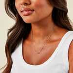 Collier Haria Argent Blanc - Colliers fantaisie Femme | Marc Orian