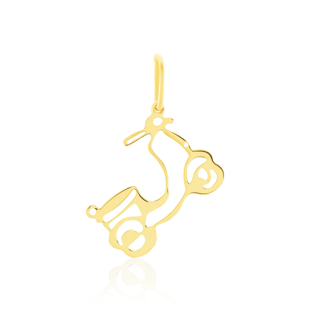 Pendentif Julius Scooter Or Jaune - Pendentifs Famille | Marc Orian