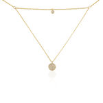 Collier Plaqu&eacute; Or Jaune Dev Oxyde De Zirconium - Colliers multirangs Femme | Marc Orian