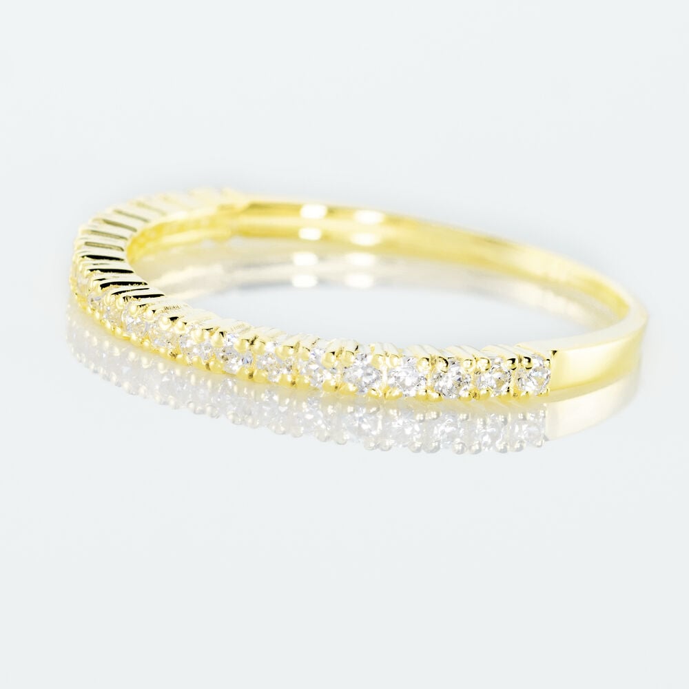 Alliance Julietta Or Jaune Oxyde De Zirconium - Alliances duo Femme | Marc Orian