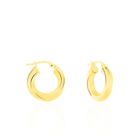 Créoles Yori Or Jaune - Créoles Femme | Marc Orian