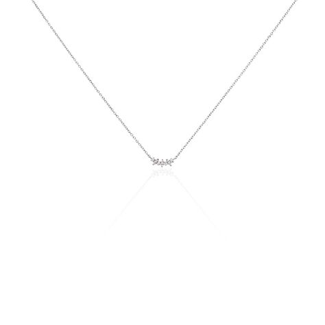 Collier Argent Eden Oxyde De Zirconiums - Colliers avec pierres Femme | Marc Orian
