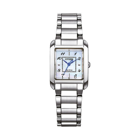 Montre Citizen Ladies Square Nacre Blanche - Montres étanches Femme | Marc Orian