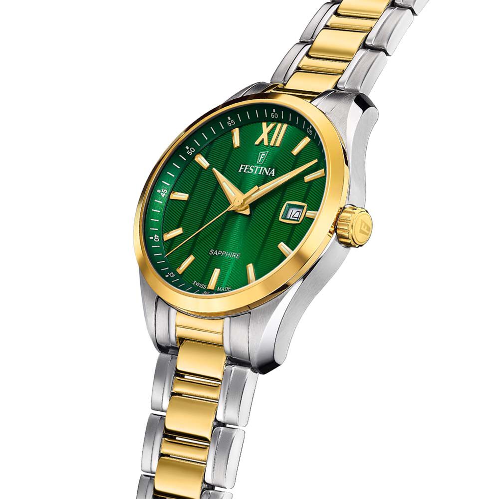 Montre Festina Swiss Made Vert - Montres classiques Homme | Marc Orian