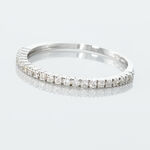 Alliance Julietta Or Blanc Oxyde De Zirconium - Alliances duo Femme | Marc Orian