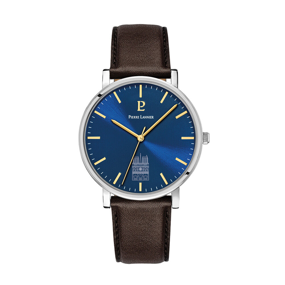 Montre Pierre Lannier Coeur Battant Bleu - Montres &eacute;tanches Homme | Marc Orian
