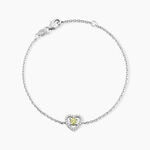Bracelet Suzon Argent Blanc Oxyde De Zirconium - Bracelets fantaisie Femme | Marc Orian
