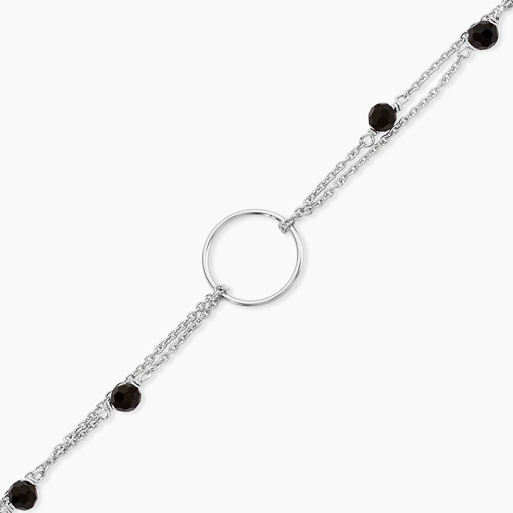 Bracelet Tamar Argent Blanc Pierre De Synthese - Bracelets fantaisie Femme | Marc Orian