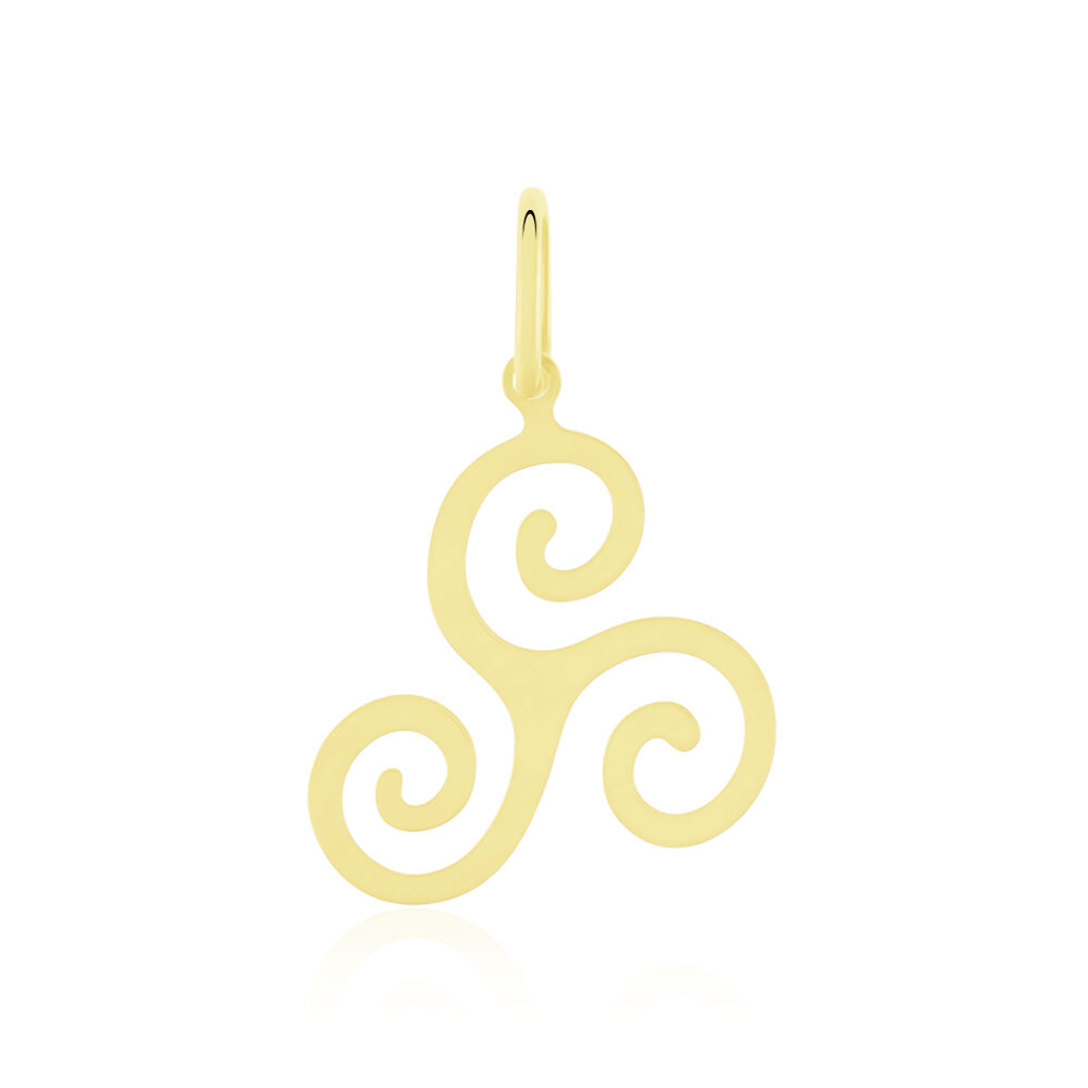 Pendentif Cobeia Triskel Or Jaune - Pendentifs Famille | Marc Orian