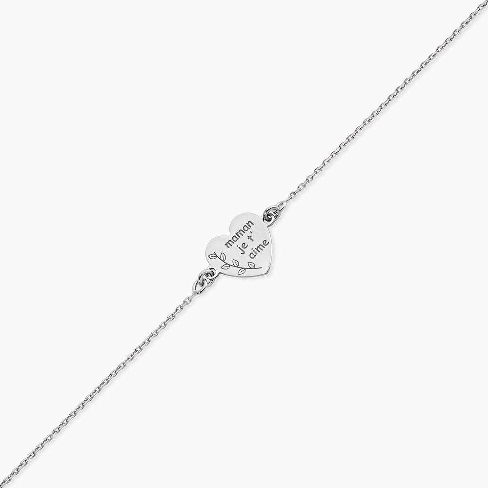 Bracelet Aemilia Argent Blanc - Bracelets fantaisie Femme | Marc Orian