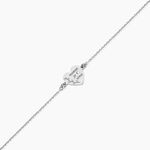 Bracelet Aemilia Argent Blanc - Bracelets fantaisie Femme | Marc Orian